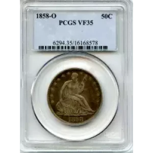 Half Dollars---Liberty Seated 1839-1891 -Silver- 0.5 Dollar (3)