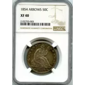 Half Dollars---Liberty Seated 1839-1891 -Silver- 0.5 Dollar (3)