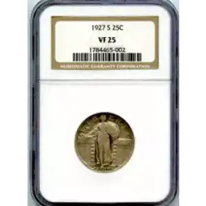 Quarter Dollars---Standing Liberty (3)