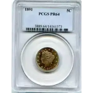 Nickel Five Cent Pieces-Liberty Head 1883-1913 (3)