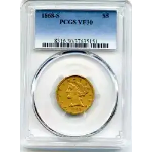 Half Eagles---Liberty Head 1839-1908 -Gold- 5 Dollar (3)