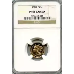 Nickel Three Cent Pieces 1865-1889 (3)