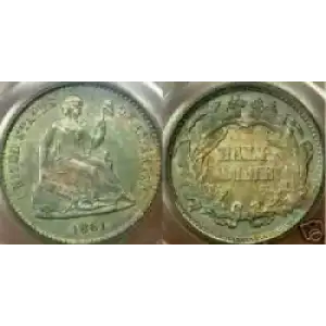 Half Dimes---Liberty Seated 1837-1873-Silver- 0.5 Dime (3)