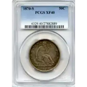 Half Dollars---Liberty Seated 1839-1891 -Silver- 0.5 Dollar (3)