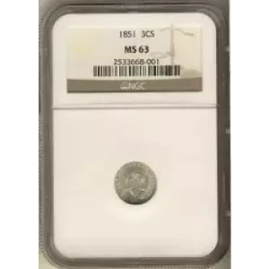 Silver Three Cent Pieces Trimes-1851-1873 (3)