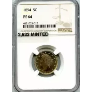 Nickel Five Cent Pieces-Liberty Head 1883-1913 (3)