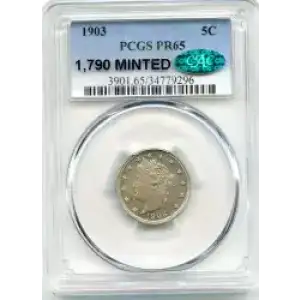 Nickel Five Cent Pieces-Liberty Head 1883-1913 (3)