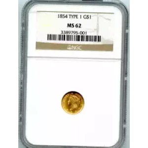 Gold Dollars---Liberty Head 1849-1854 -Gold- 1 Dollar (3)