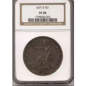 Trade Dollars---Trade Dollars 1873-1885 -Silver- 1 Dollar (3)