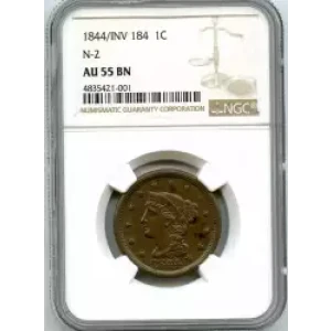 Large Cents - Braided Hair Cent (1839-1857) (3)