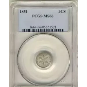 Silver Three Cent Pieces Trimes-1851-1873 (3)