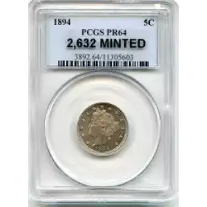 Nickel Five Cent Pieces-Liberty Head 1883-1913 (3)