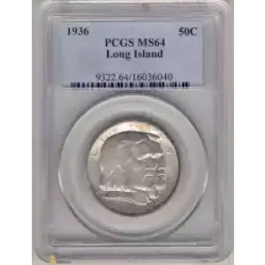 Classic Commemorative Silver--- Long Island Tercentenary 1936 -Silver- 0.5 Dollar (3)