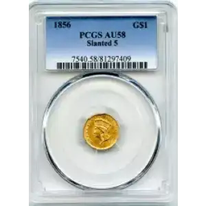 Gold Dollars---Indian Princess Head, Large Head 1856-1889 -Gold- 1 Dollar (3)