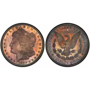 1879 PROOF MORGAN DOLLAR PCGS PR64 CAC (2)
