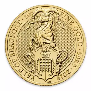 2019 1oz Britain Queen's Beast: The Yale of Beaufort (2)