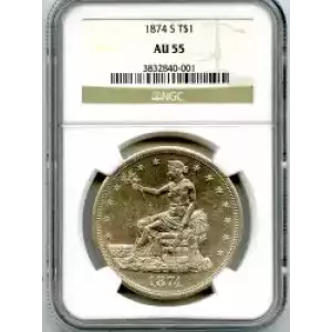 Trade Dollars---Trade Dollars 1873-1885 -Silver- 1 Dollar (3)