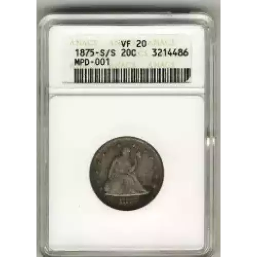 Twenty Cent Pieces-Liberty Seated 1875-1878 (3)