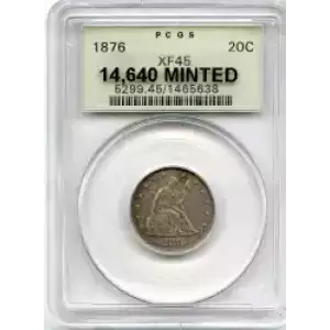 Twenty Cent Pieces-Liberty Seated 1875-1878 (3)