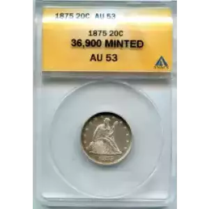 Twenty Cent Pieces-Liberty Seated 1875-1878 (3)