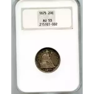 Twenty Cent Pieces-Liberty Seated 1875-1878 (3)