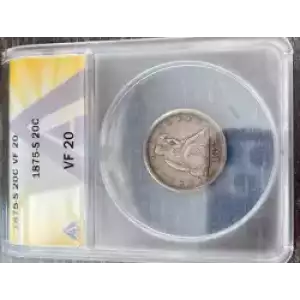 Twenty Cent Pieces-Liberty Seated 1875-1878 (3)