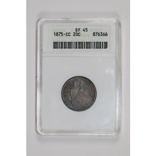 Twenty Cent Pieces-Liberty Seated 1875-1878