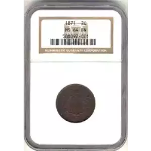 Two cent pieces-Two cent pieces 1864-73 -Copper (3)