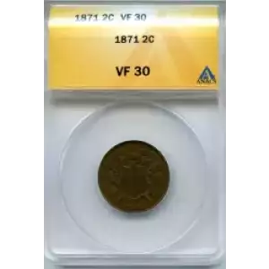 Two cent pieces-Two cent pieces 1864-73 -Copper (3)