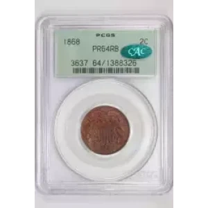 Two cent pieces-Two cent pieces 1864-73 -Copper